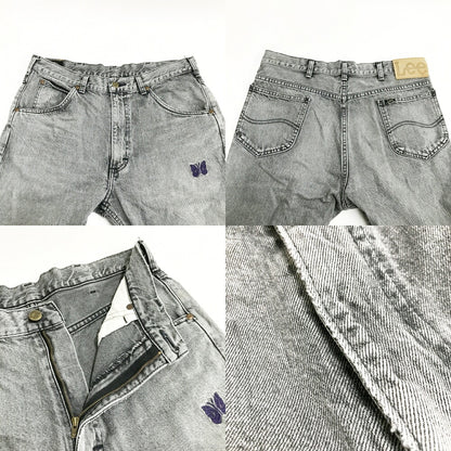 Lee x Needles Denim Jeans Gray Size M