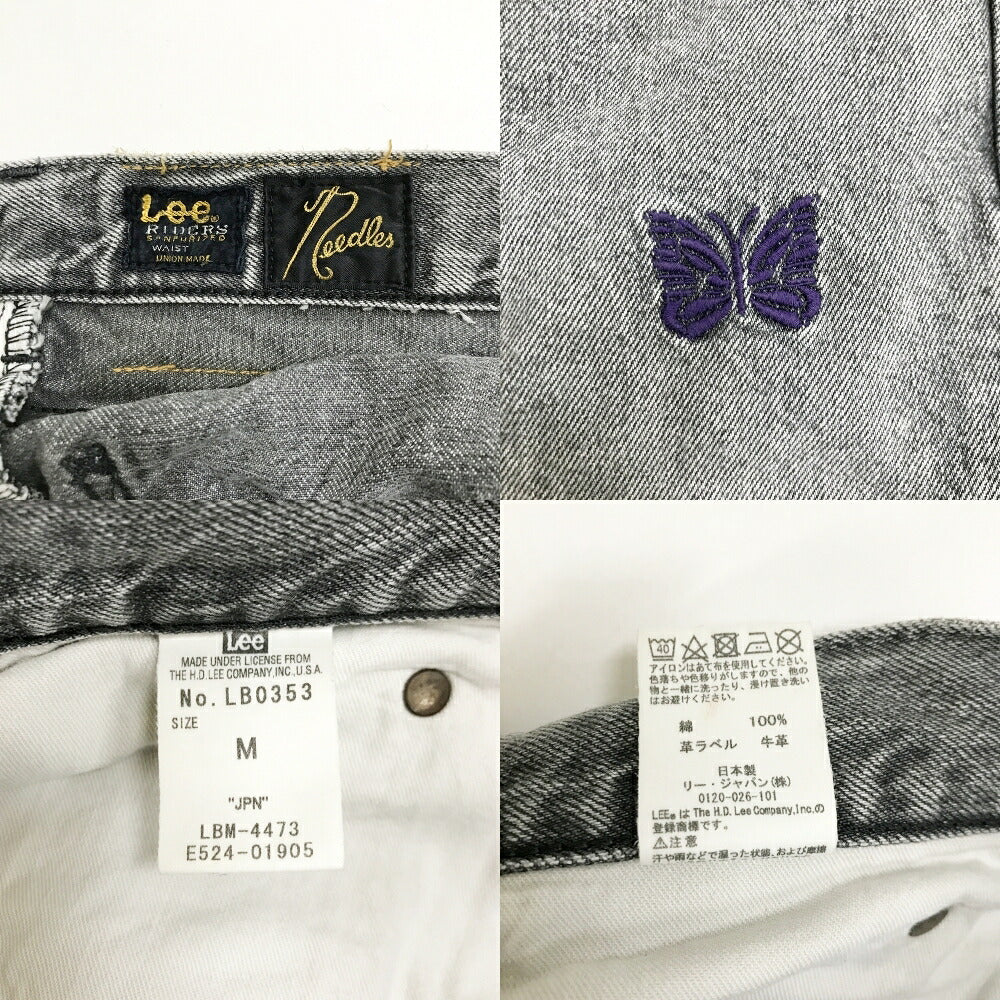 Lee x Needles Denim Jeans Gray Size M
