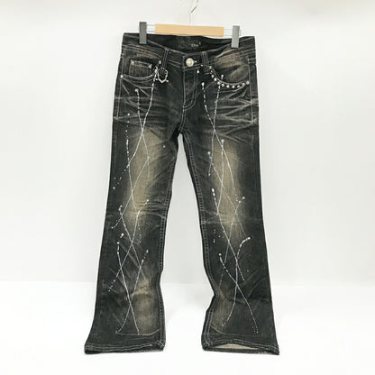 Xfrm Rhinestone Denim Jeans Black Size 30