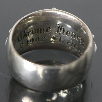 CHROME HEARTS Floral Cross Ring SV925 Silver Size ONE SIZE