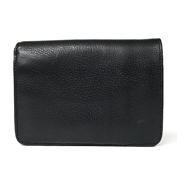 CHROME HEARTS Black Leather Joey Wallet Size ONE SIZE