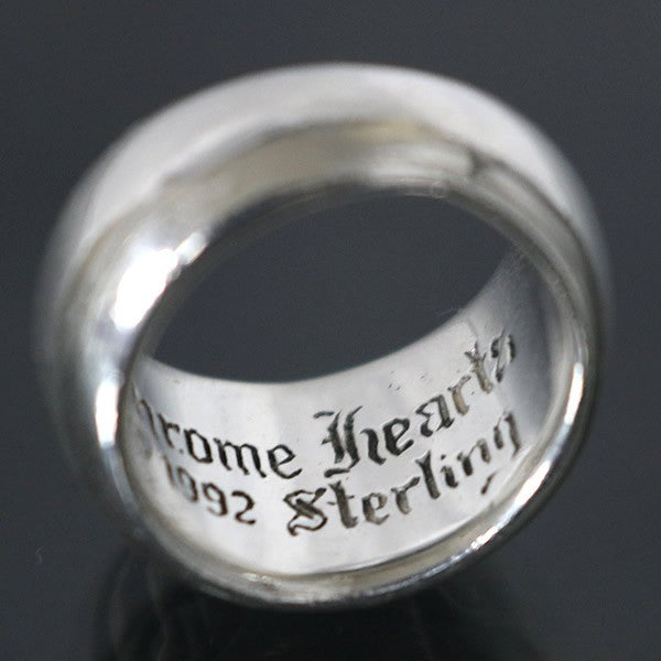 CHROME HEARTS Silver 925 Seal Stamp Ring Size ONE SIZE