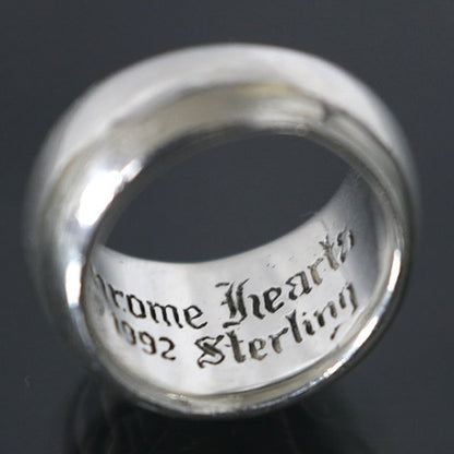 CHROME HEARTS Silver 925 Seal Stamp Ring Size ONE SIZE