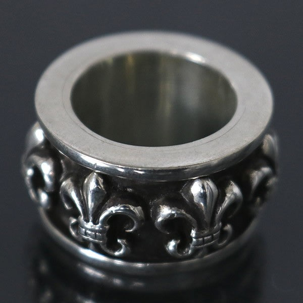CHROME HEARTS BS Fleur Spinner SV925 Silver Ring Size ONE SIZE