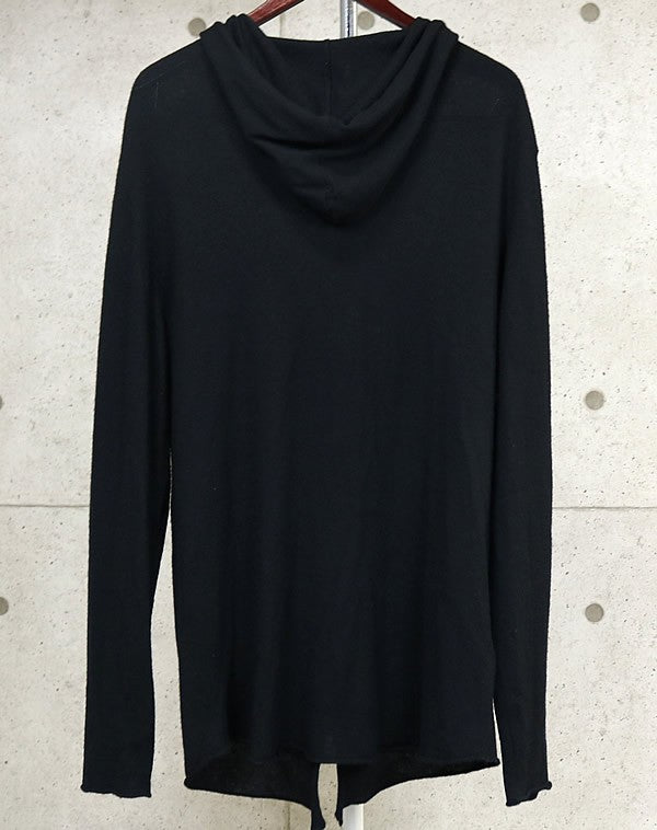 CHROME HEARTS Black Cashmere Dagger Zip Hoodie Size L