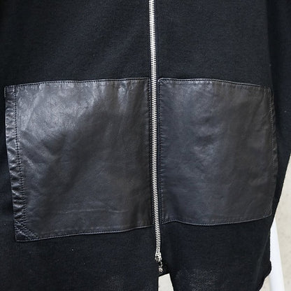 CHROME HEARTS Black Cashmere Dagger Zip Hoodie Size L