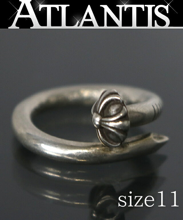 CHROME HEARTS Cross Ball Nail SV925 Silver Size ONE SIZE