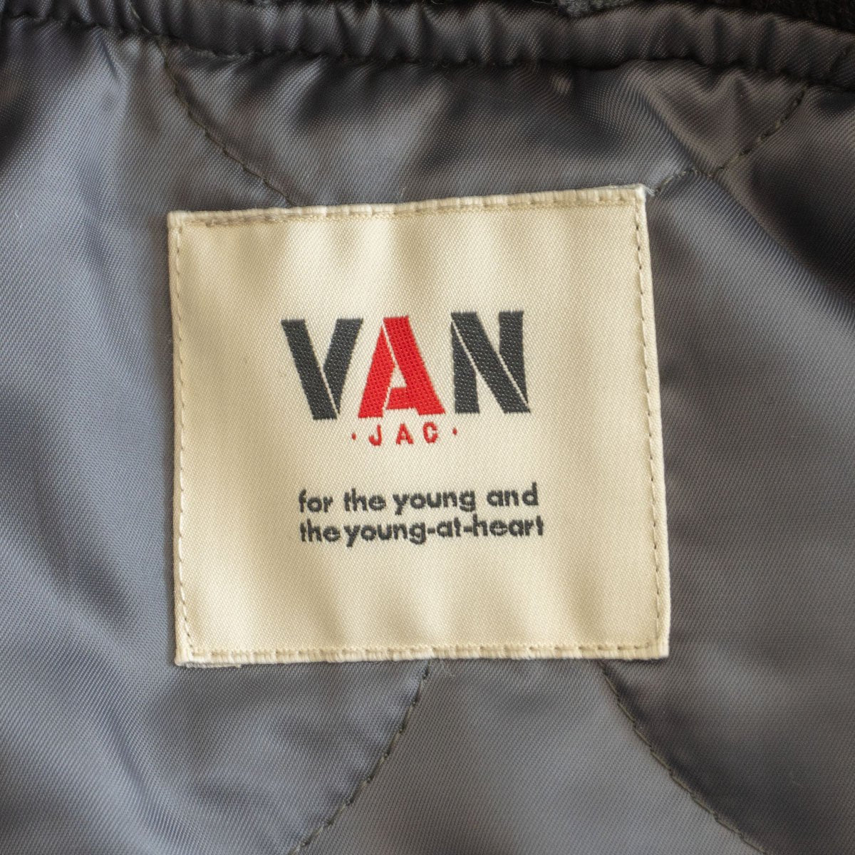 VAN JAC Leather-sleeved varsity jacket Size M