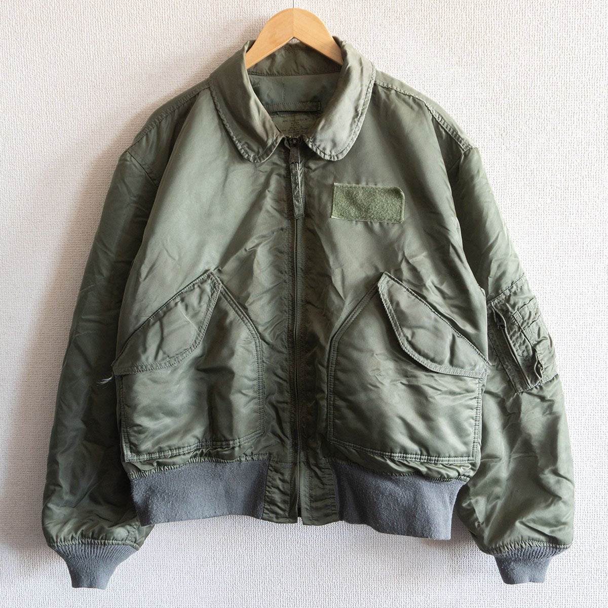 ALPHA INDUSTRIES 90s CWU-45/P(N) Nylon Flight Jacket Size XL
