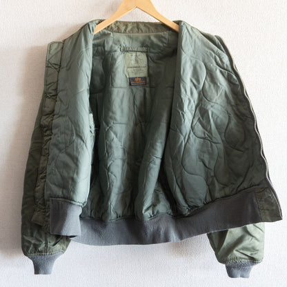 ALPHA INDUSTRIES 90s CWU-45/P(N) Nylon Flight Jacket Size XL