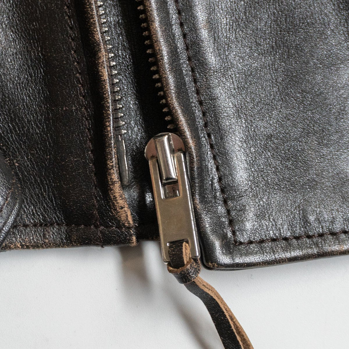 Maison Margiela REPLICA1950's Leather perfecto Jacket Size 50