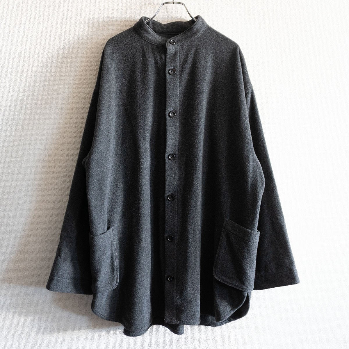 Porter Classic CASHMERE STAND COLLAR SHIRT JACKET Size 3
