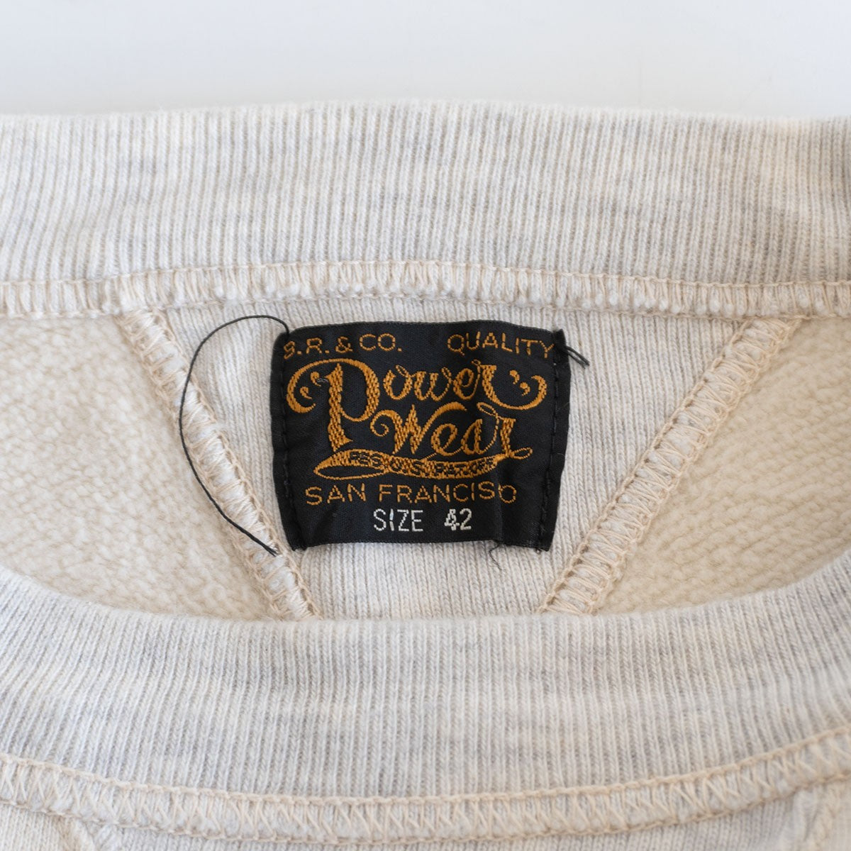 FREEWHEELERS POWER WEAR 42 SWEAT SHIRT SET-IN SLEEVE Size 42