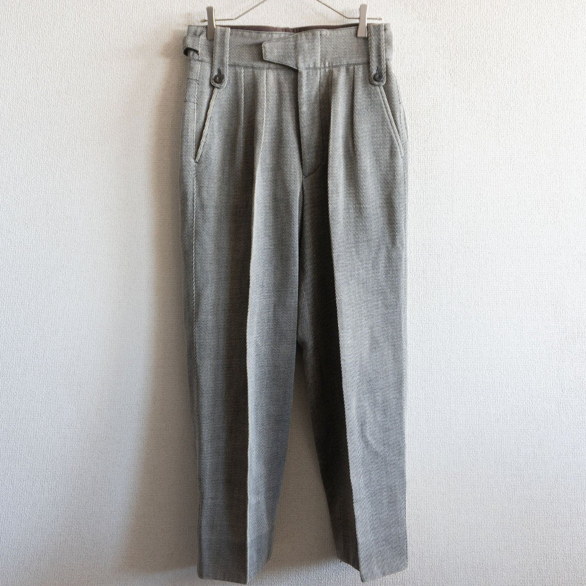 Giorgio Armani Side-Adjuster Double-Pleat Trousers Size 46