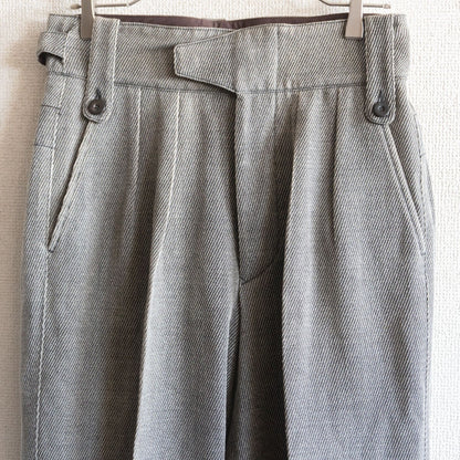 Giorgio Armani Side-Adjuster Double-Pleat Trousers Size 46