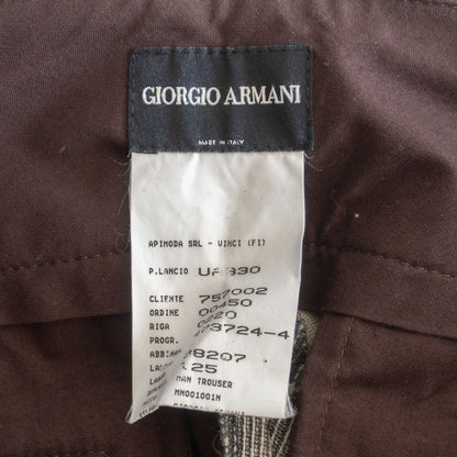 Giorgio Armani Side-Adjuster Double-Pleat Trousers Size 46