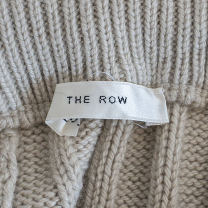 The Row 100 Ribbed long skirt Beige Size XS