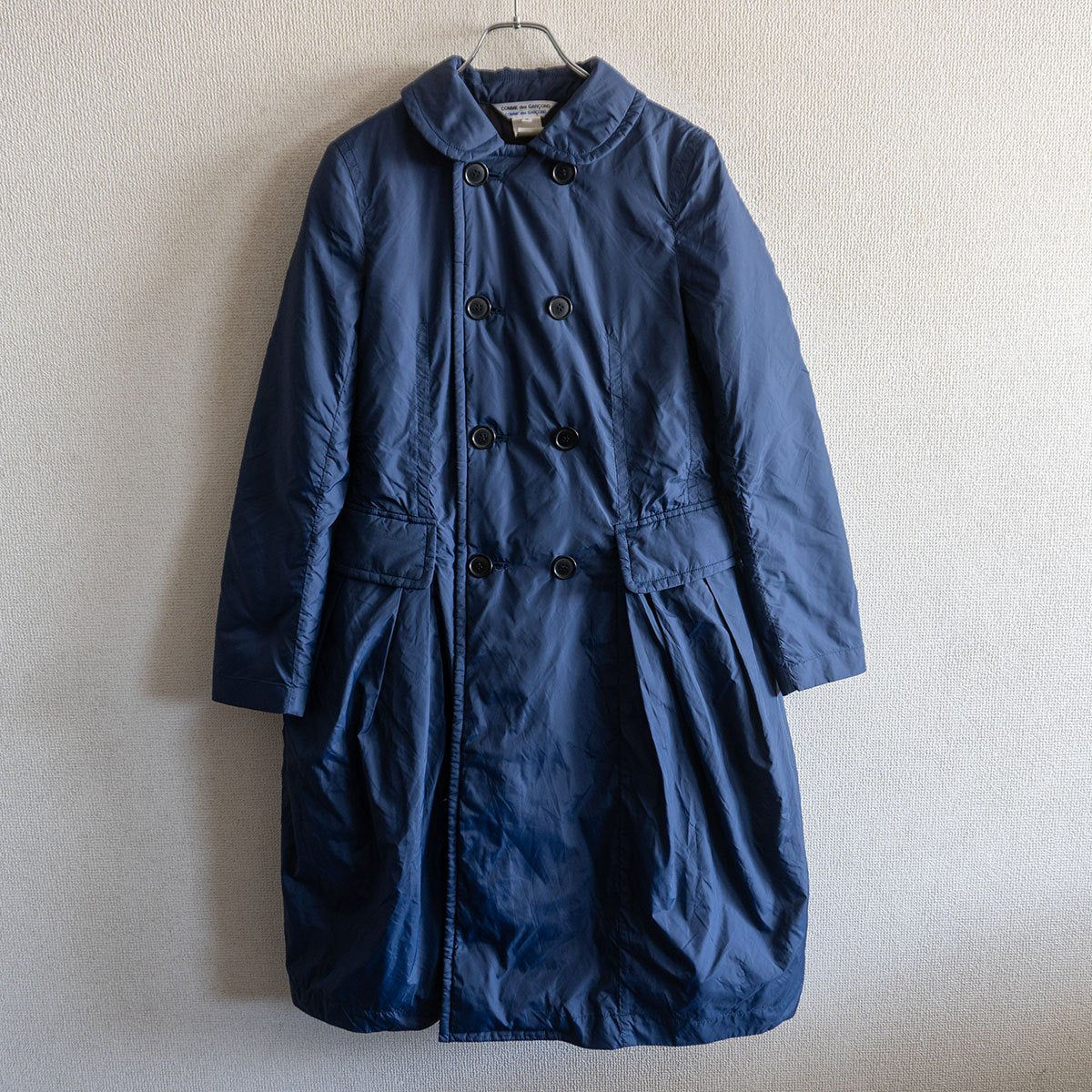 Comme des Garcons Nylon Puffer Coat Blue Size S