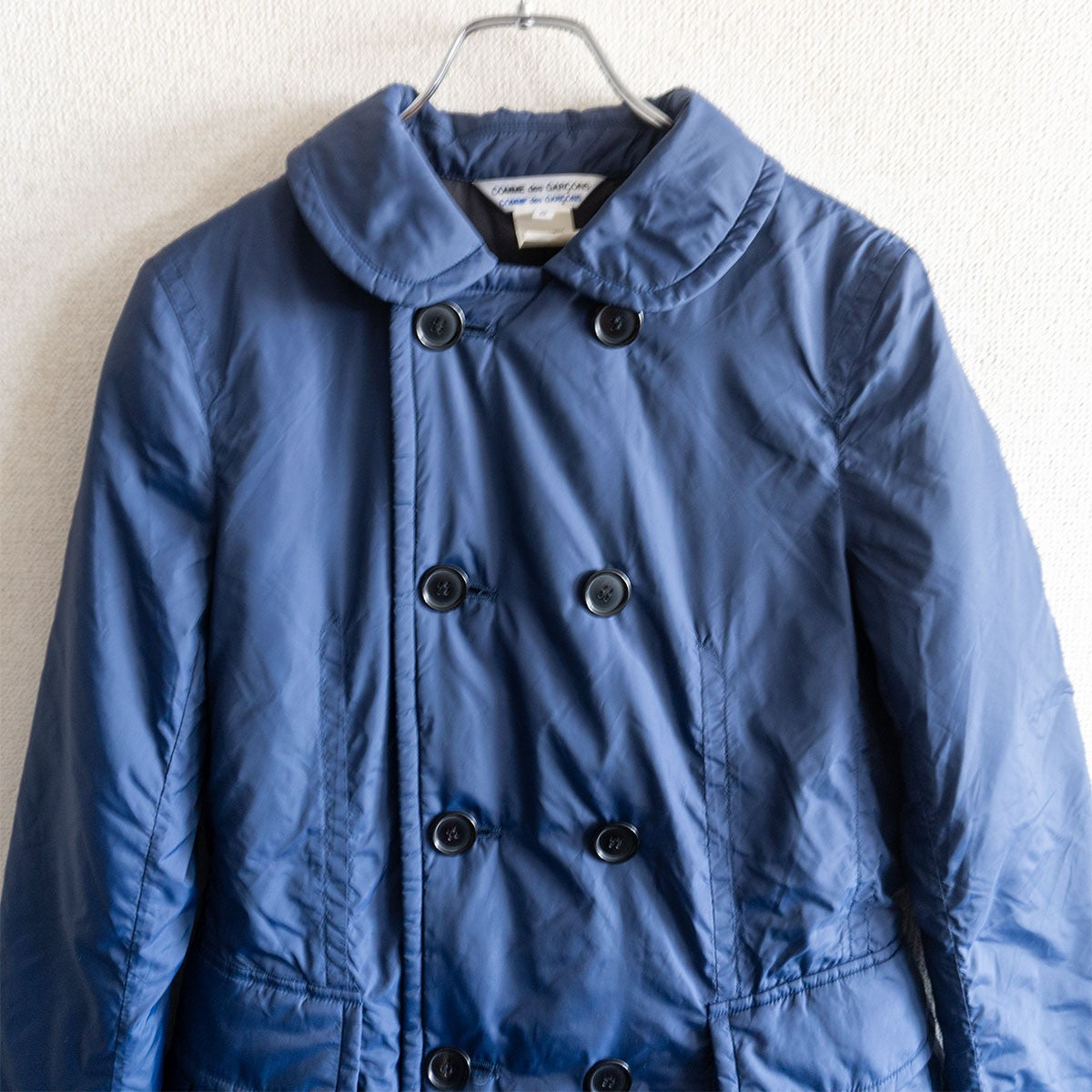 Comme des Garcons Nylon Puffer Coat Blue Size S