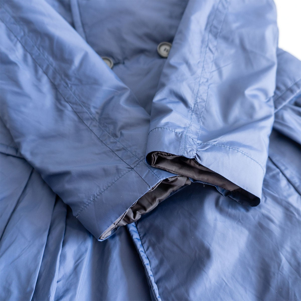 Comme des Garcons Nylon Puffer Coat Blue Size S