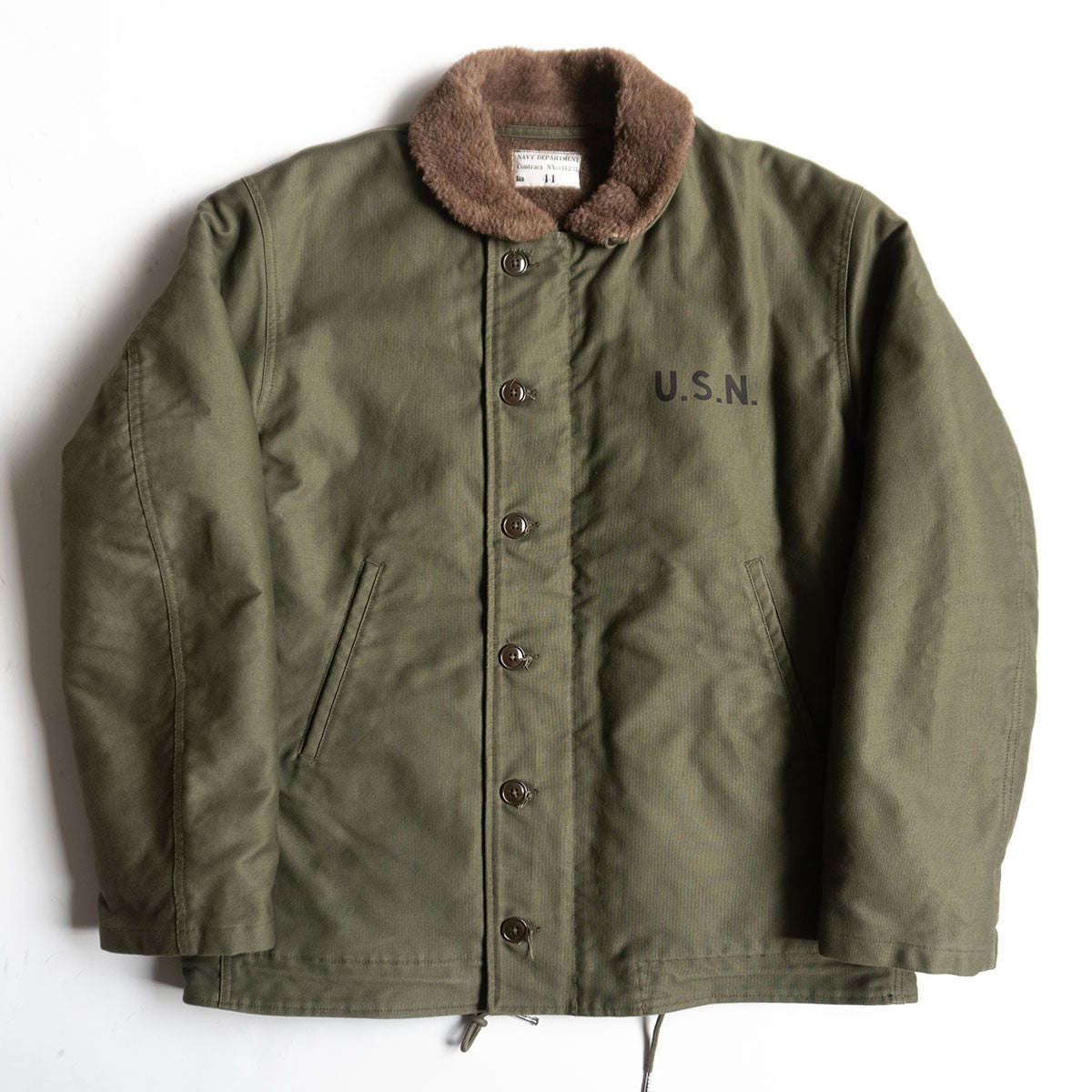 The Real McCoy's N-1 DECK JACKET Green Size 44