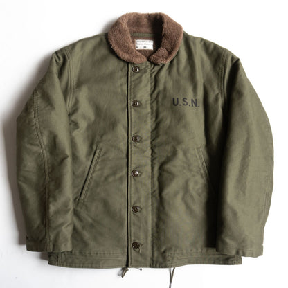 The Real McCoy's N-1 DECK JACKET Green Size 44