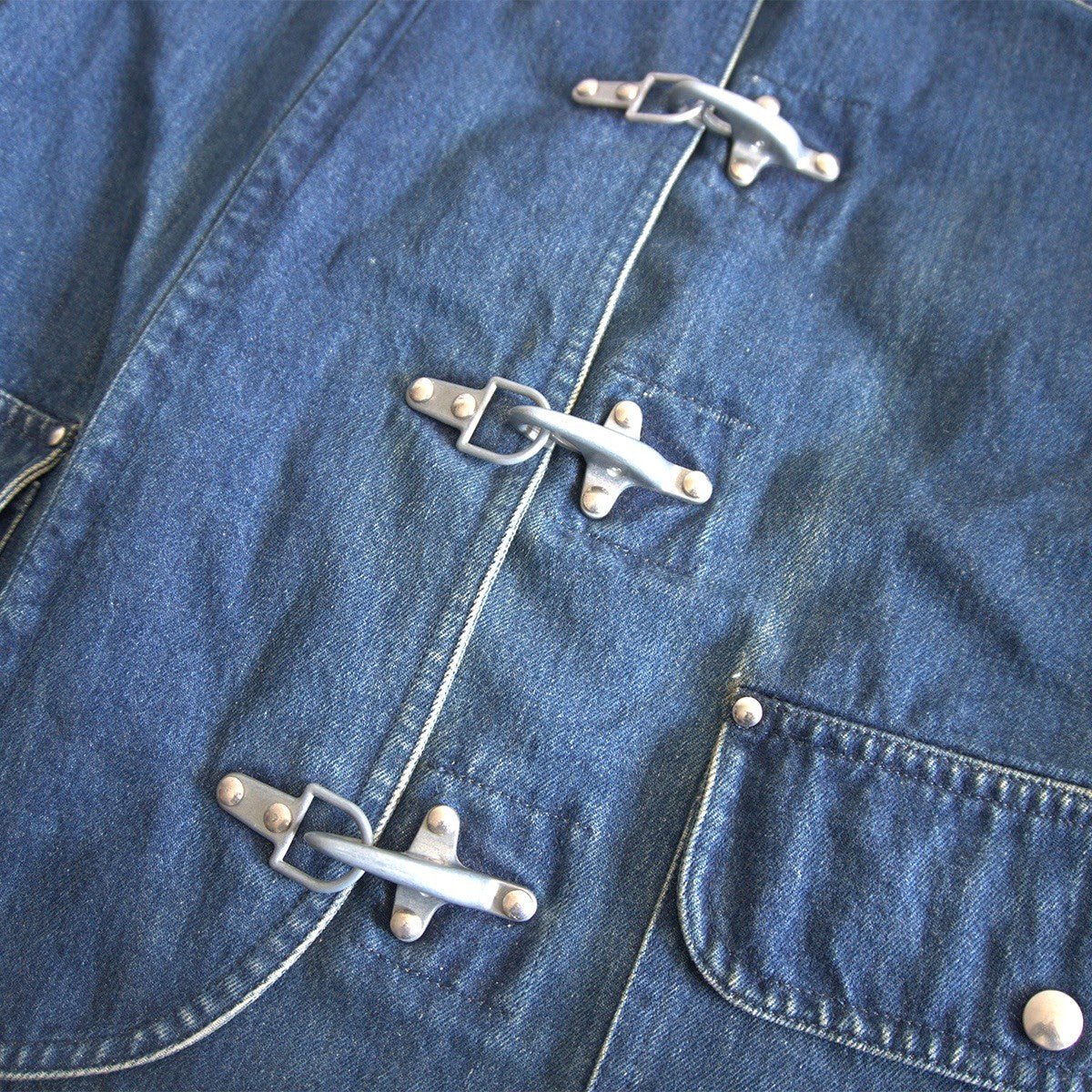 Polo Ralph Lauren 90S Denim Fireman Coat Size L