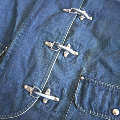 Polo Ralph Lauren 90S Denim Fireman Coat Size L