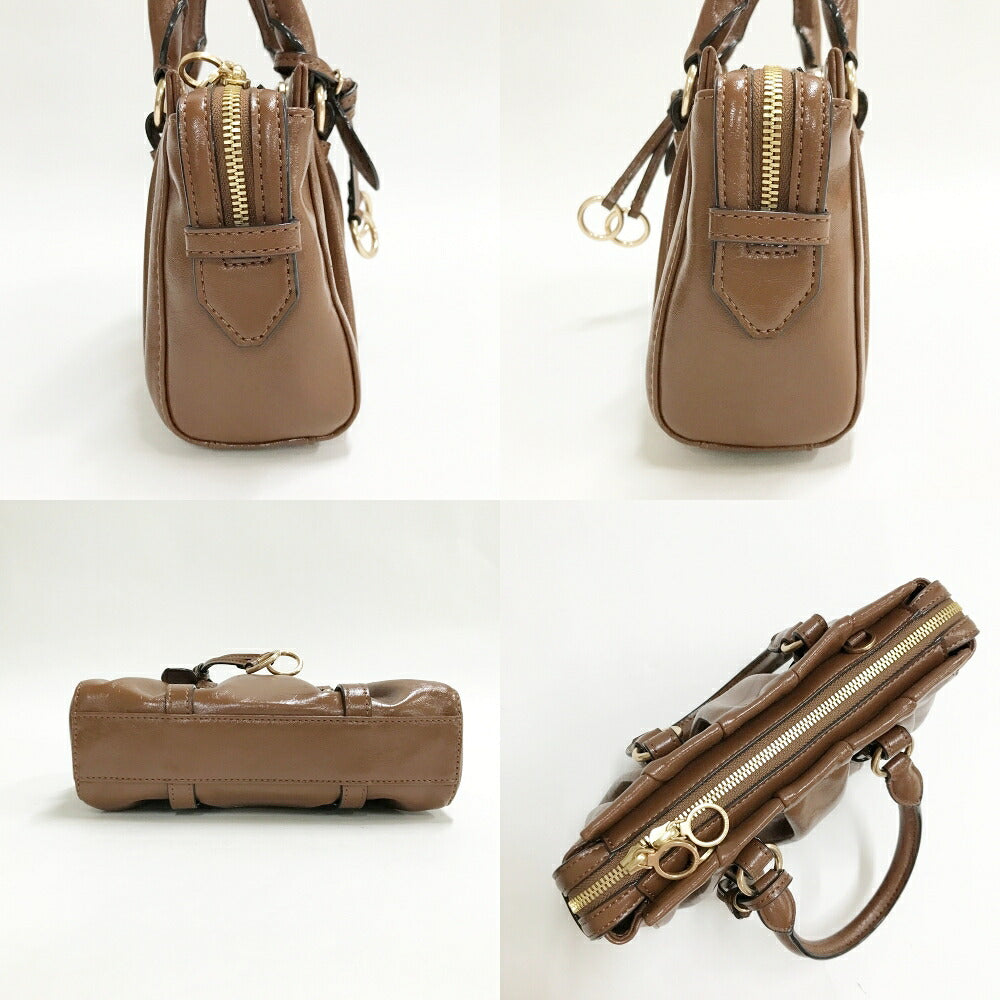 CHARLES & KEITH Britton Ruched Bag Brown