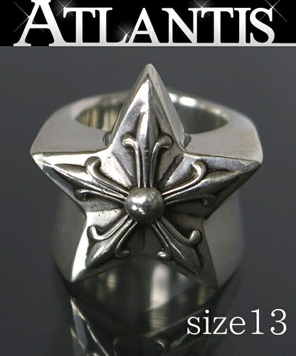 CHROME HEARTS Large Star Ring SV925 Silver Size ONE SIZE