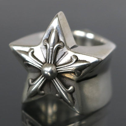 CHROME HEARTS Large Star Ring SV925 Silver Size ONE SIZE
