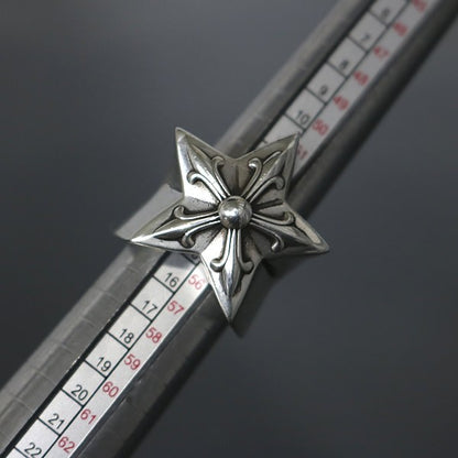CHROME HEARTS Large Star Ring SV925 Silver Size ONE SIZE