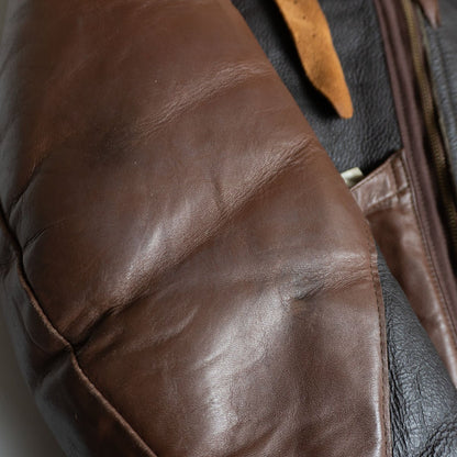 Buzz Rickson's B-3 Shearling Bomber Leather Jacket Size 38
