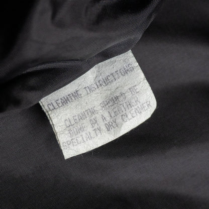 Skookum Leather varsity jacket Black Size 40