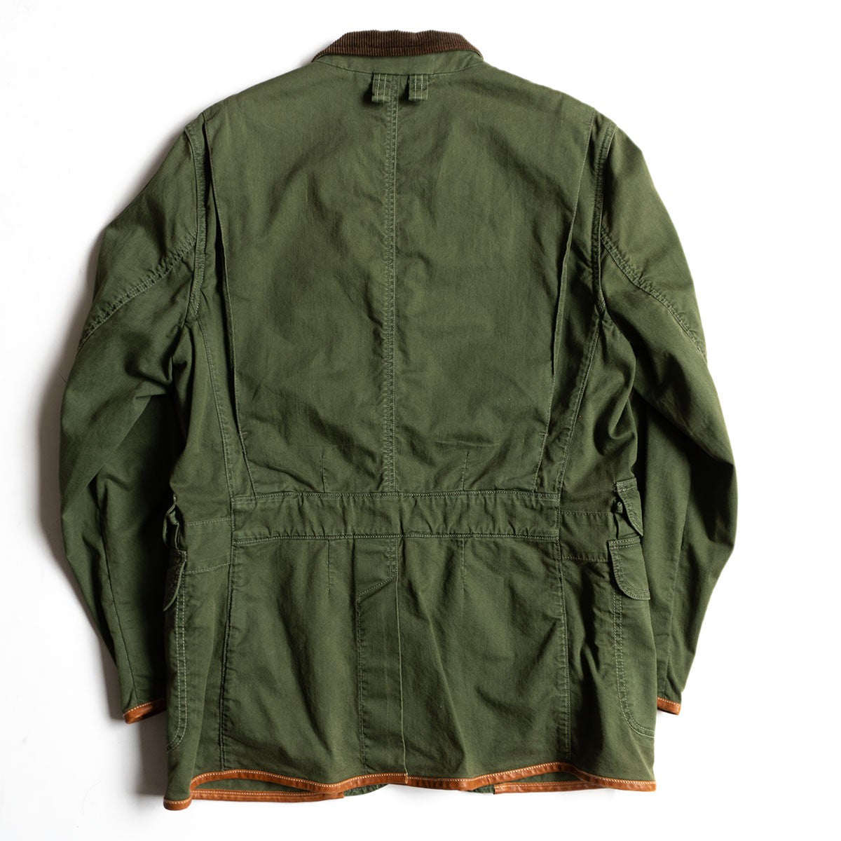POLO RALPH LAUREN Leather Piping Hunting Jacket Size XL
