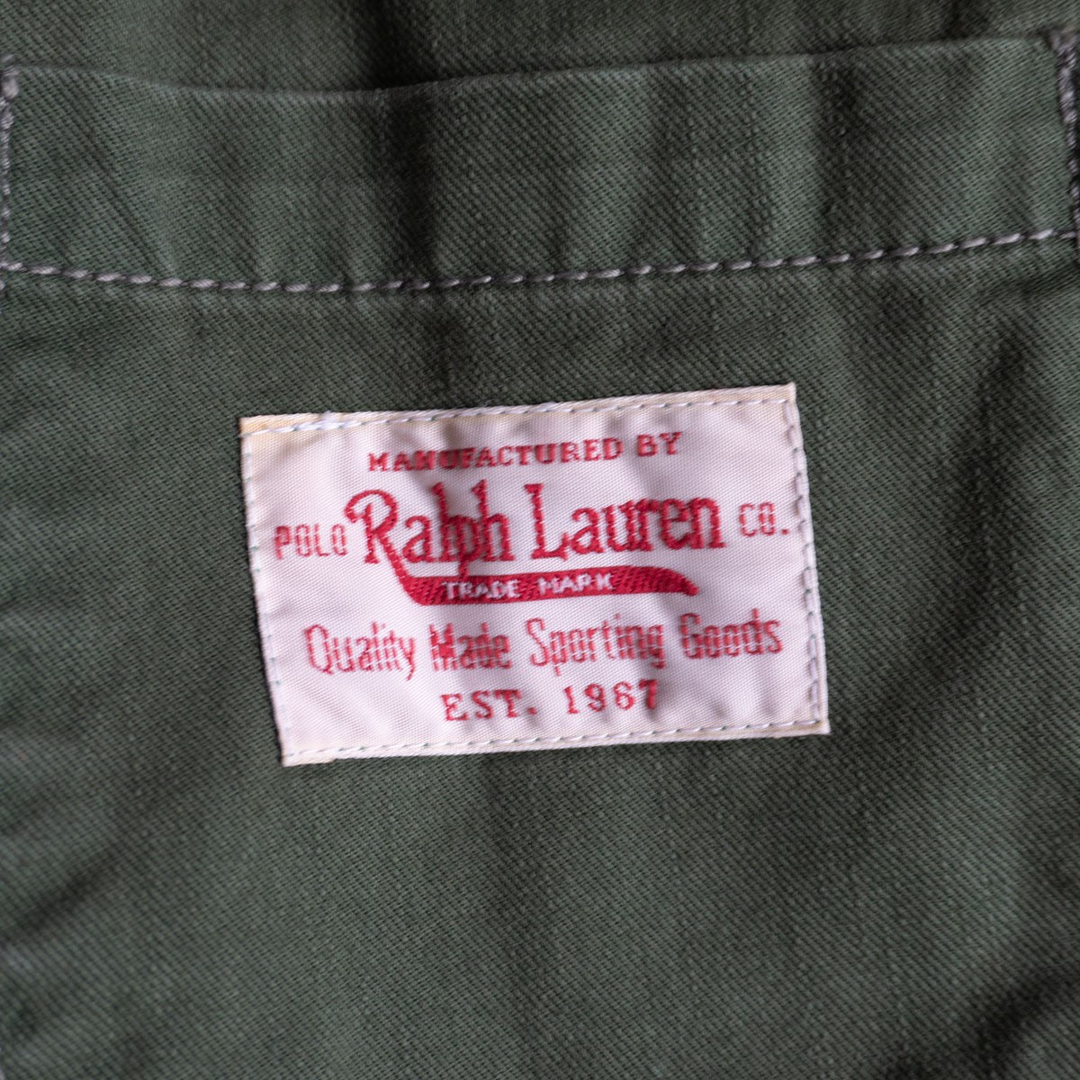 POLO RALPH LAUREN Leather Piping Hunting Jacket Size XL