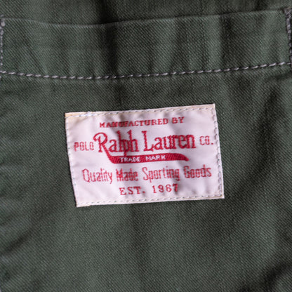 POLO RALPH LAUREN Leather Piping Hunting Jacket Size XL