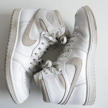 Nike AIR JORDAN 1 HIGH 85 WHITE NEUTRAL GREY BQ4422-100 Sneakers Size 26.5cm