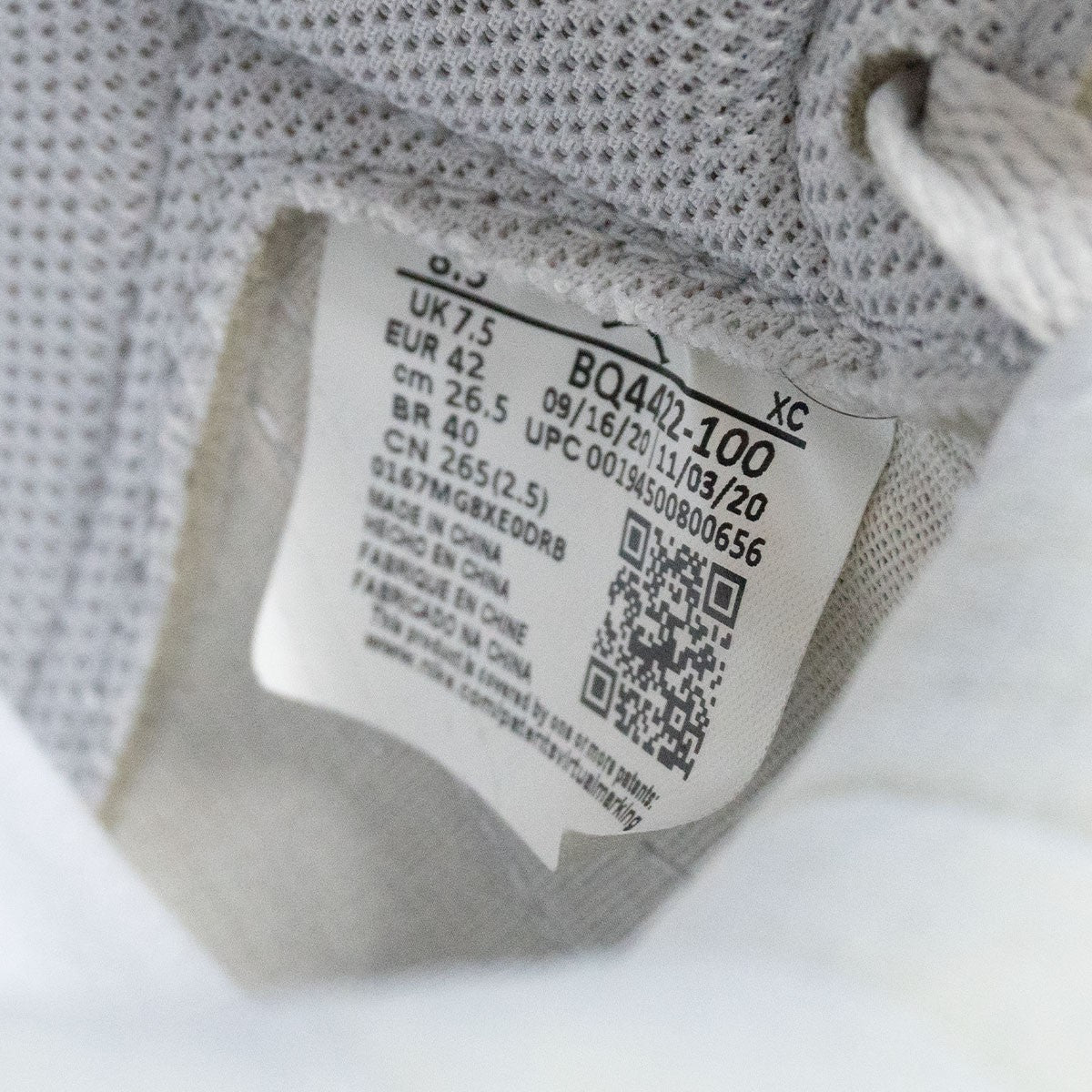 Nike AIR JORDAN 1 HIGH 85 WHITE NEUTRAL GREY BQ4422-100 Sneakers Size 26.5cm