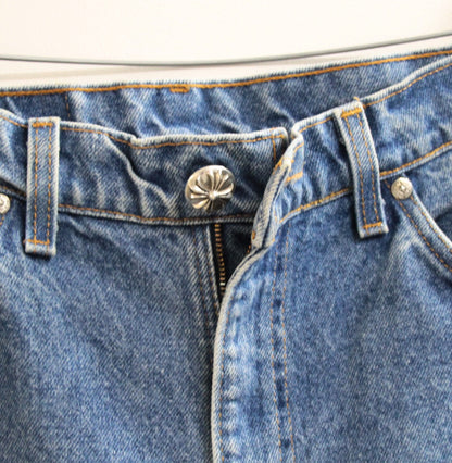 CHROME HEARTS Levi's Star Patch Flare Jeans Blue Size 33