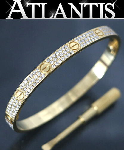 Cartier Love Bracelet Aftermarket Pave Dia Size ONE SIZE