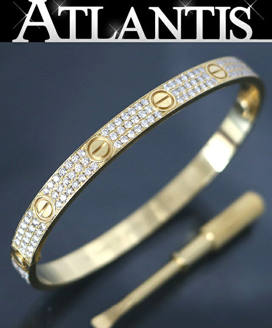 Cartier Love Bracelet Aftermarket Pave Dia Size ONE SIZE