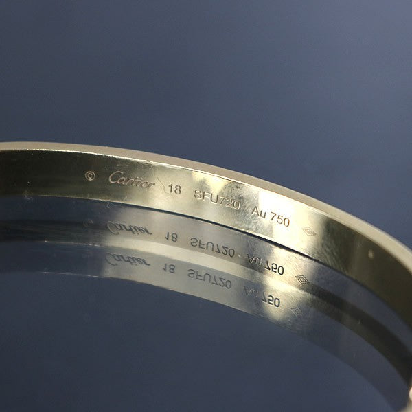 Cartier Love Bracelet Aftermarket Pave Dia Size ONE SIZE