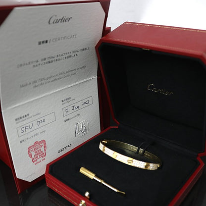 Cartier Love Bracelet Aftermarket Pave Dia Size ONE SIZE