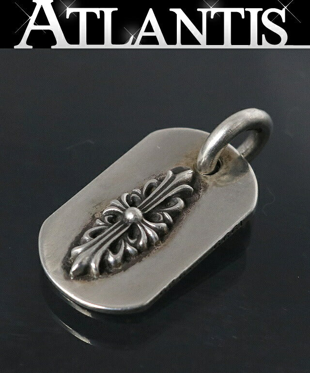 CHROME HEARTS Silver 925 Raised Tag Charm Size ONE SIZE