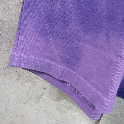 Warren Lotas Logo Print Cotton T-Shirt Purple Size L