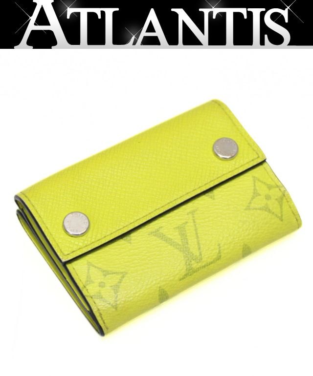 Louis Vuitton Discovery Compact Wallet Yellow Size ONE SIZE