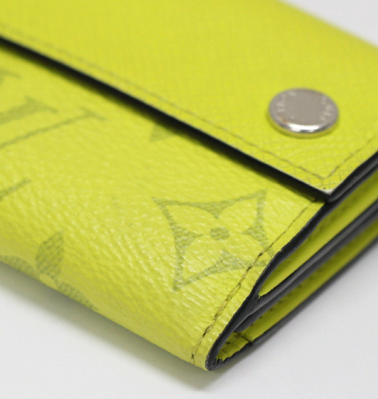 Louis Vuitton Discovery Compact Wallet Yellow Size ONE SIZE