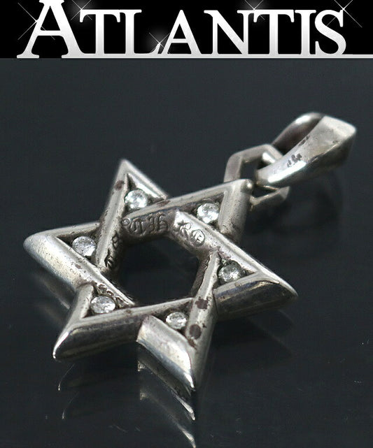 CHROME HEARTS Silver Star of Diamond Charm Size ONE SIZE