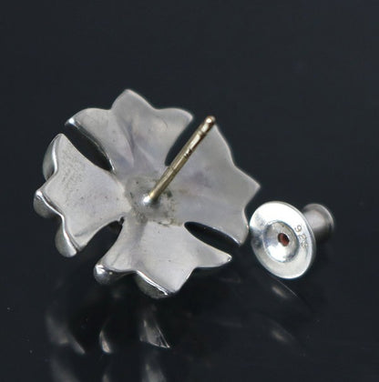 CHROME HEARTS #4 CH Plus Stud Earring Silver Size ONE SIZE